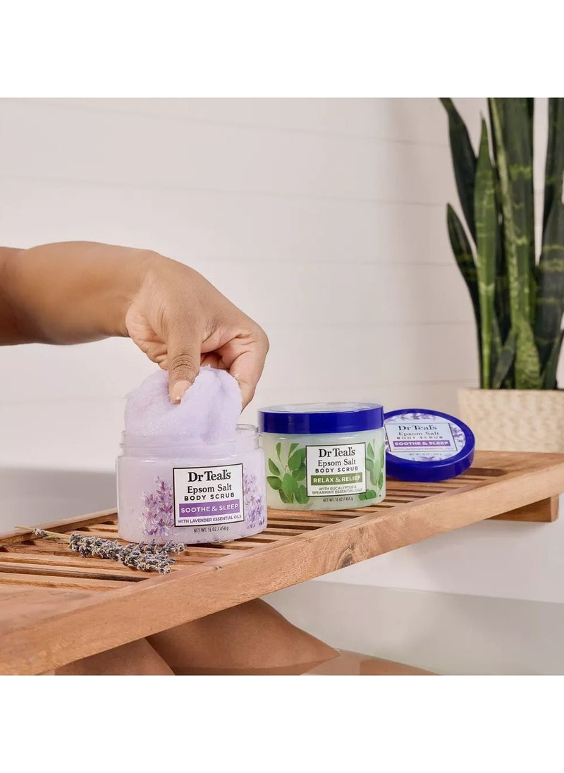 Lavender Epsom Salt Body Scrub 454grams