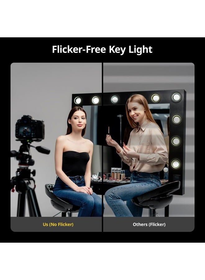 RaLeno 【LED Softbox】 Photography Lighting Kit, 16'' Photo Studio Equipment with 50W 5500K Bulb, Continuous Lighting System for Video Recording and Photography Shooting - Image 3