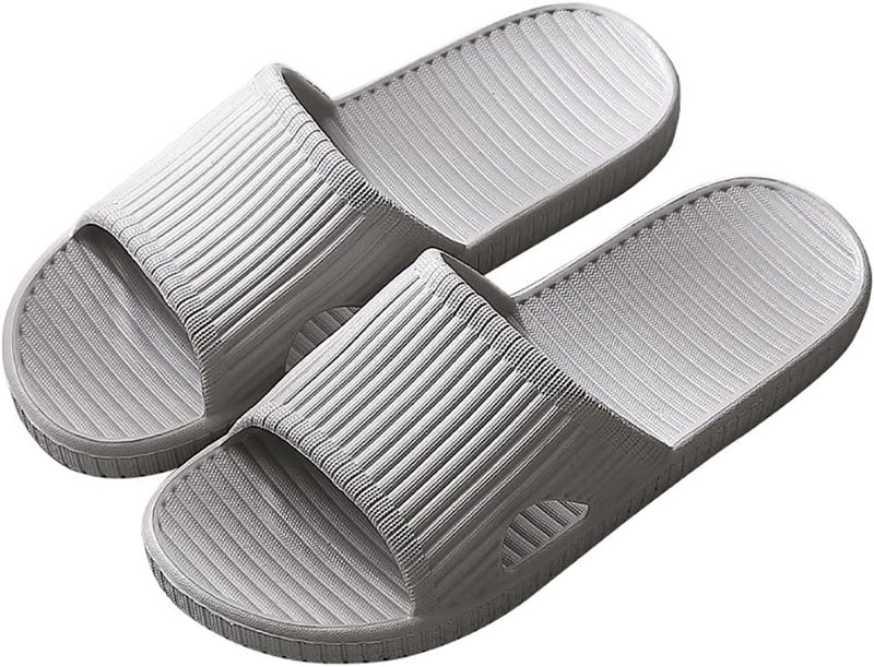 VIDSID Shower Slippers Dry Quickly Bath Slippers Womens Non Slip Indoor Home Bedroom - Image 1