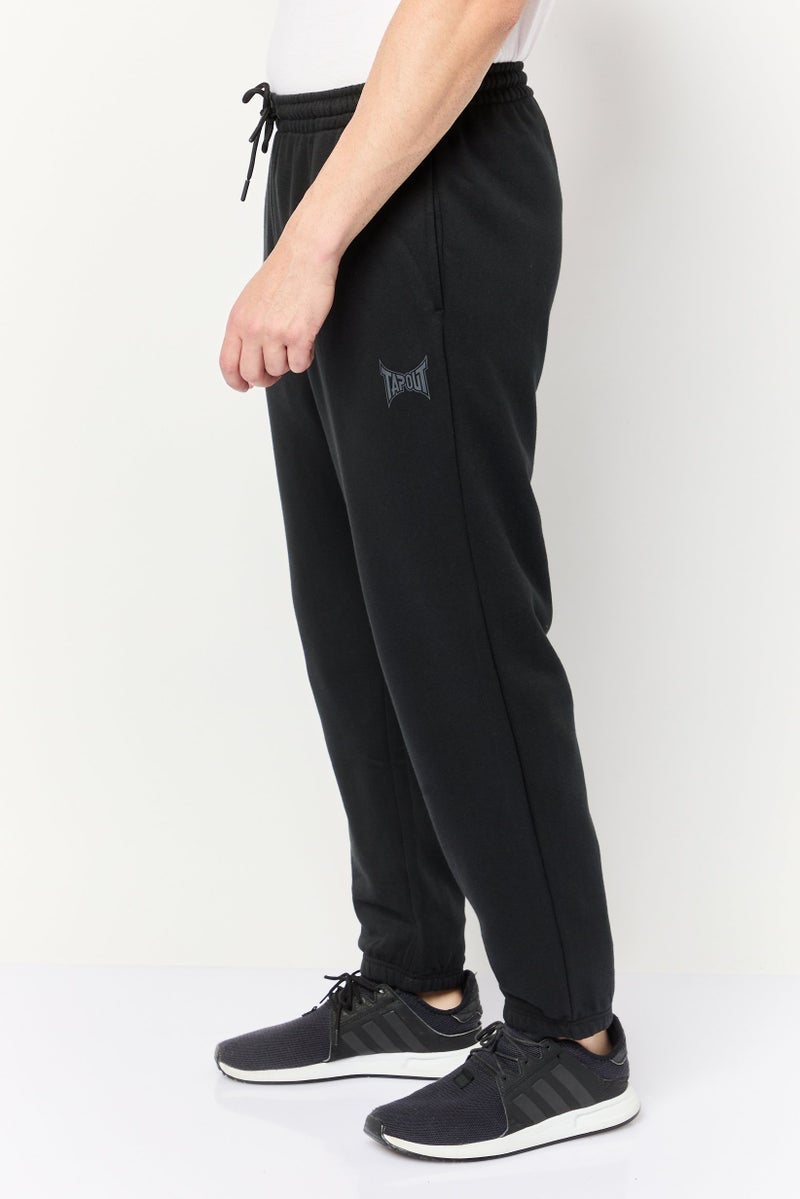 TapouT Men Sportswear Fit Running Jogger Pants, Black  - Image 3