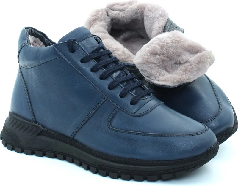 فاست ستيب Leather Fur Men's Classic Boots 154KMA1709