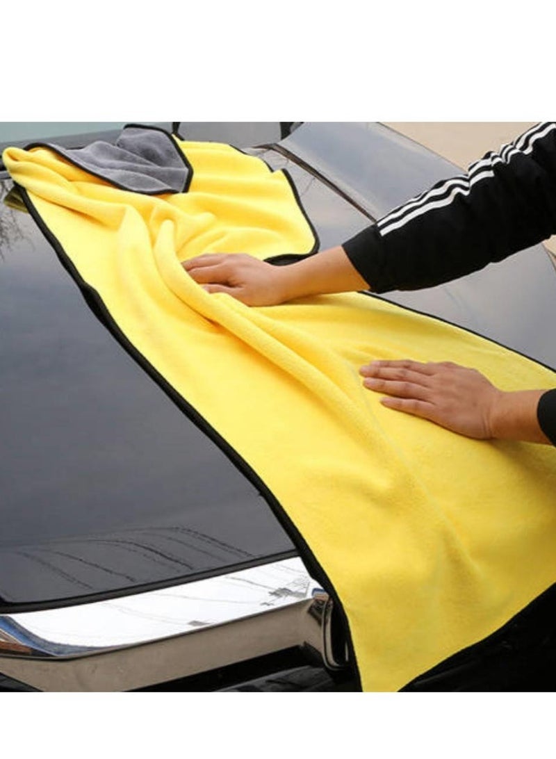 Hirospace Size Microfiber Car Cleaning Towel Cloth Multifunctional Wash Washing Drying Cloths 50 x 100 CM - Image 1