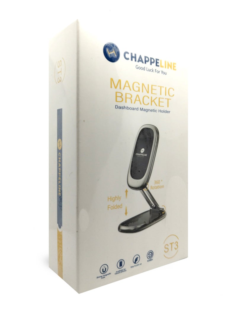 CHAPPELINE ST3 Magnetic Bracket Dask Board Magnetic Holder 360 Degree Rotation Black
