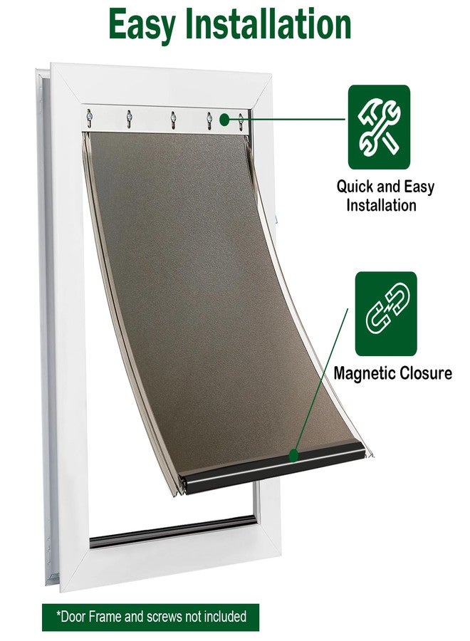 Wordcam Large Dog Door Replacement Flap, Compatible with PetSafe Freedom Pet Doors PAC11-11039, Measures 16 7/8” x 10 1/8”, Doggie Door Flap Made from Durable Flexible TPU Materials - Image 3