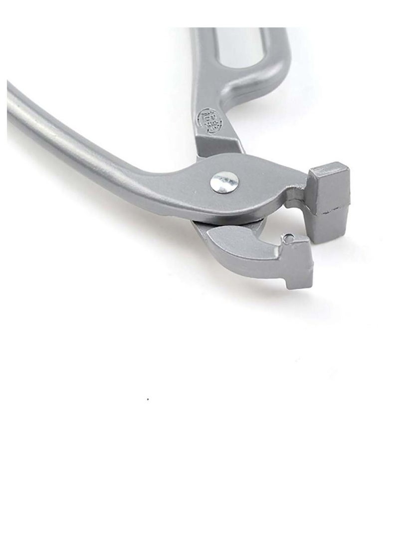 SYOSI Hot Pan Gripper, Pliers Gadget, Cast Aluminum Anti-Scald Baking Pan Gripper Clips Retriever Tongs, for Lifting Hot Plate, Bowls with Food Out, from Microwave, Saved You from Burnt Fingers - Image 5