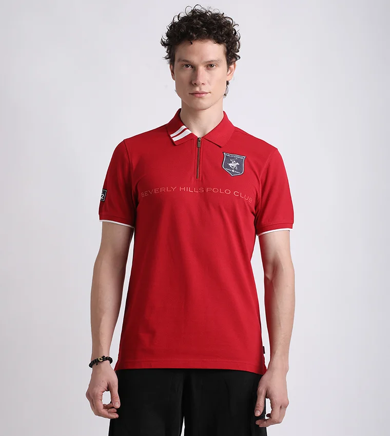 بيفرلي هيلز بولو كلوب تيشيرت بولو بقصة ضيقة