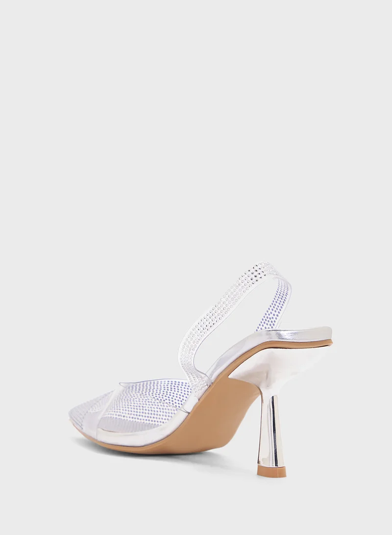 اوزو Diamante Sling Back Pump