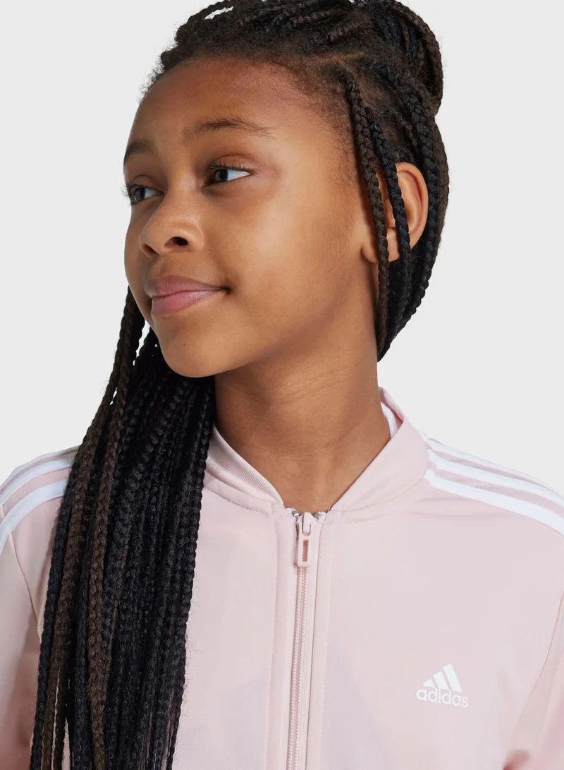Adidas Youth 3 Stripes Tracksuit