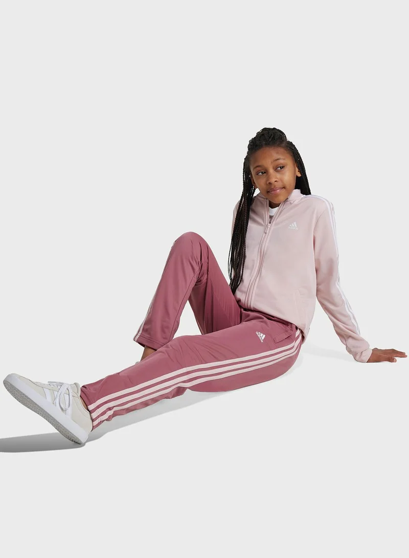 Adidas Youth 3 Stripes Tracksuit