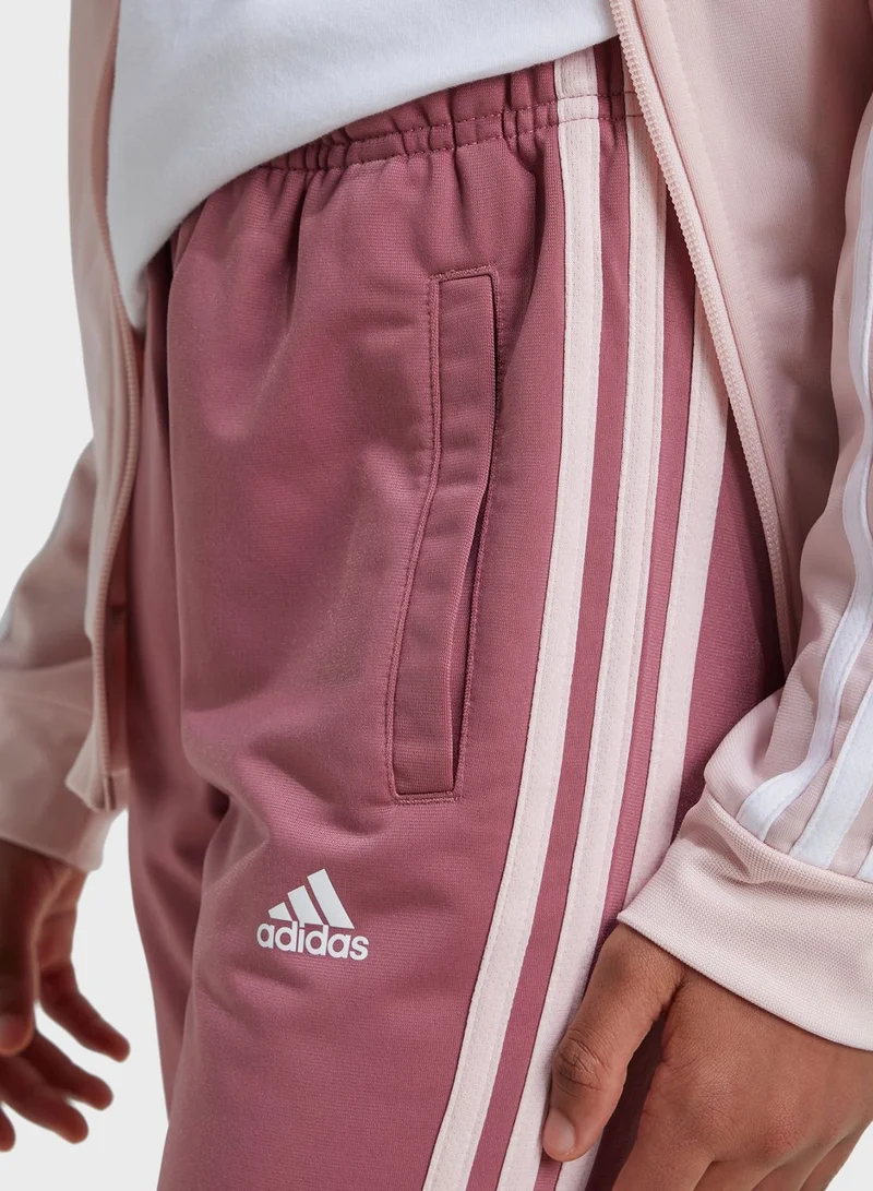 Adidas Youth 3 Stripes Tracksuit