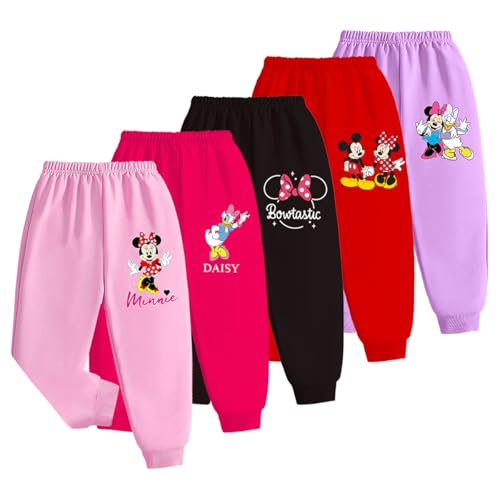 Kuchipoo Regular Fit Baby Girls Pyjamas - Pack of 5 (© DISNEY-PAJ-142, Multicolor, 3-4 Years) - Image 1