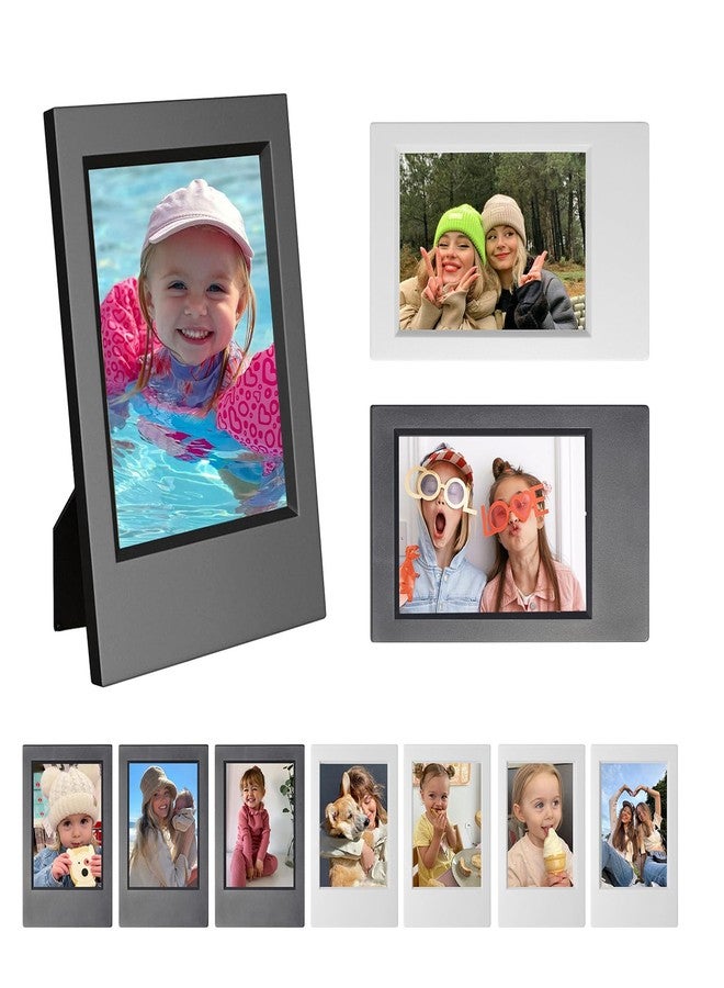 كايول إطار صور صغير من CAIYOULE لكاميرات Instax Mini 12/11/EVO/SE/8/7+/99 مقاس 3 بوصات - إطار صور كلاسيكي لكاميرات Polaroid مقاس 2.15 × 3.4 بوصة (عبوة من 10 إطارات) - Image 1