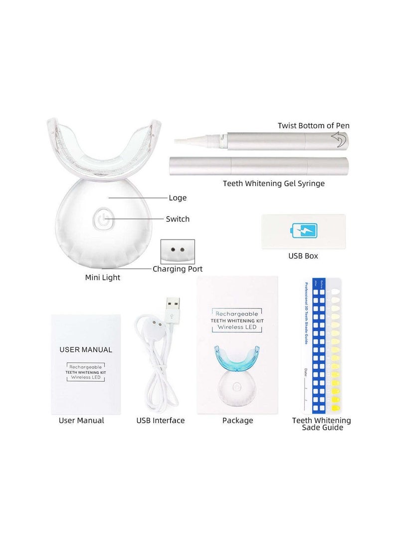 Wireless Teeth Whitening Kit Rechargeable 16 Points LED Blue Light Accelerator Whitening and Stain Removal Black - pzsku/ZBD0FD09374C9DB4EDB33Z/45/_/1691962252/a59279fe-5c9d-4de8-91c1-78d3630f5983