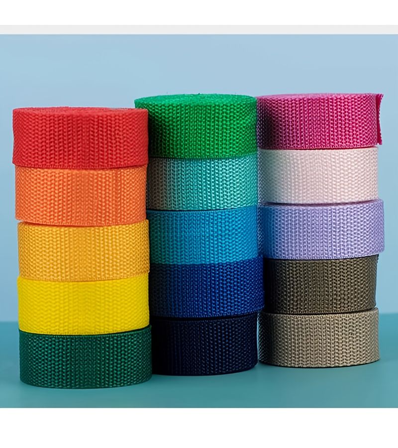 Navy Blue Polyester Webbing 20 Yards x 0.984 Inches for DIY Bag Straps and Accessories - Image 4