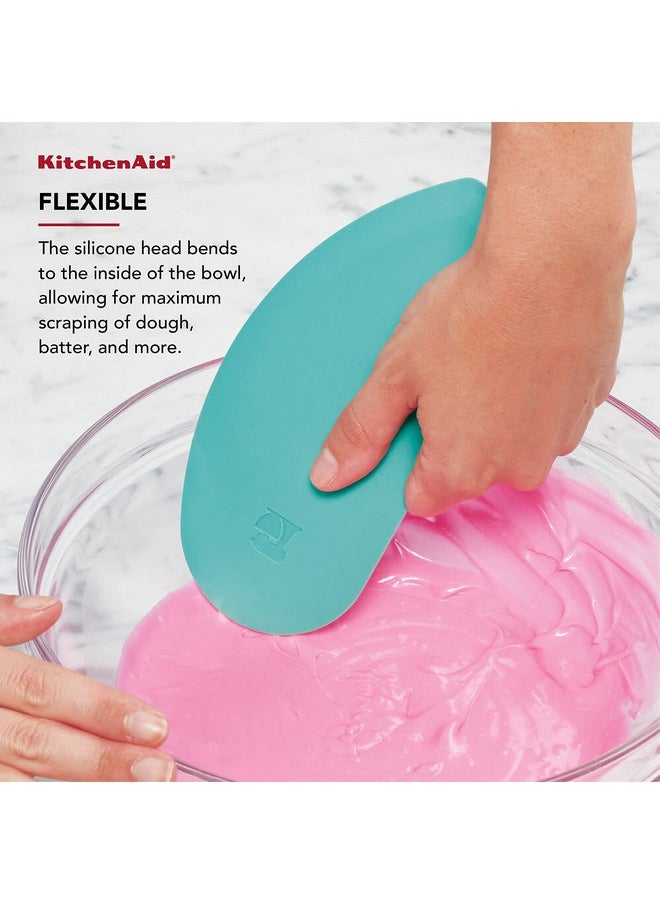 KitchenAid KitchenAid Gourmet Bowl Scraper, Set of 2, Aqua Sky and Storm Grey  - Image 4