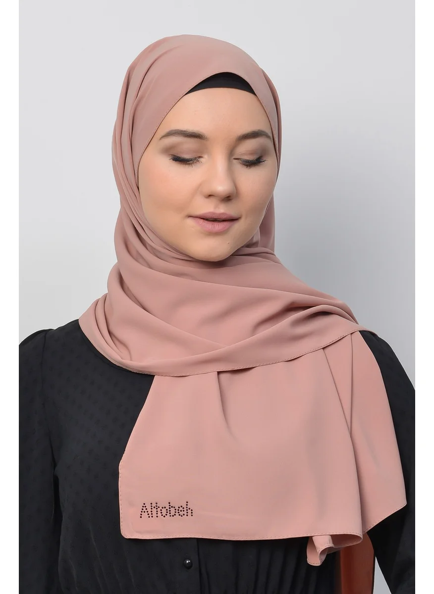 Altobeh Medina Silk Plain Hijab Shawl-Skin Color