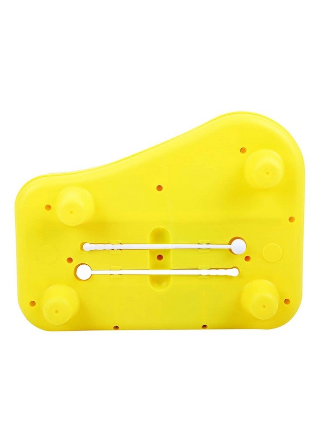 Skoodle 2-in-1 Xylophone Musical Piano for Kids, Interactive Preschool Learning Instrument & Toy with 8 Keys, 2 Mallets- Ideal for Baby, Boys and Girls & Gifting (Age 3+), Yellow - Image 4