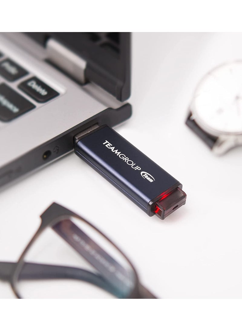 TeamGroup C211 USB3.2 Flash Drive 128GB Navy Blue  - Image 2