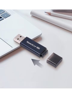 TeamGroup C211 USB3.2 Flash Drive 128GB Navy Blue  - Image 4