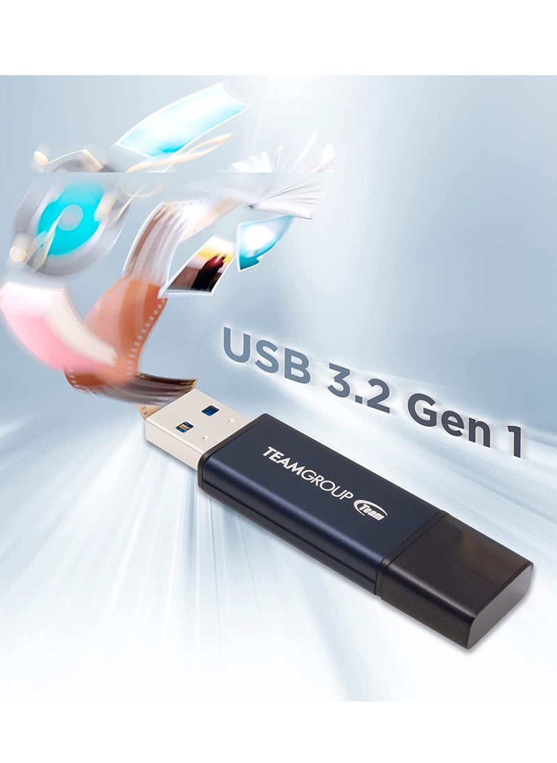 TeamGroup C211 USB3.2 Flash Drive 128GB Navy Blue  - Image 3
