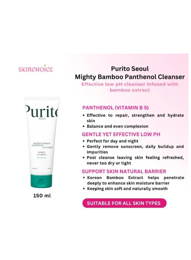 PURITO Purito Seoul Mighty Bamboo Panthenol Skin Barrier Moisturizing Facial Cleanser - 150ml  - Image 3