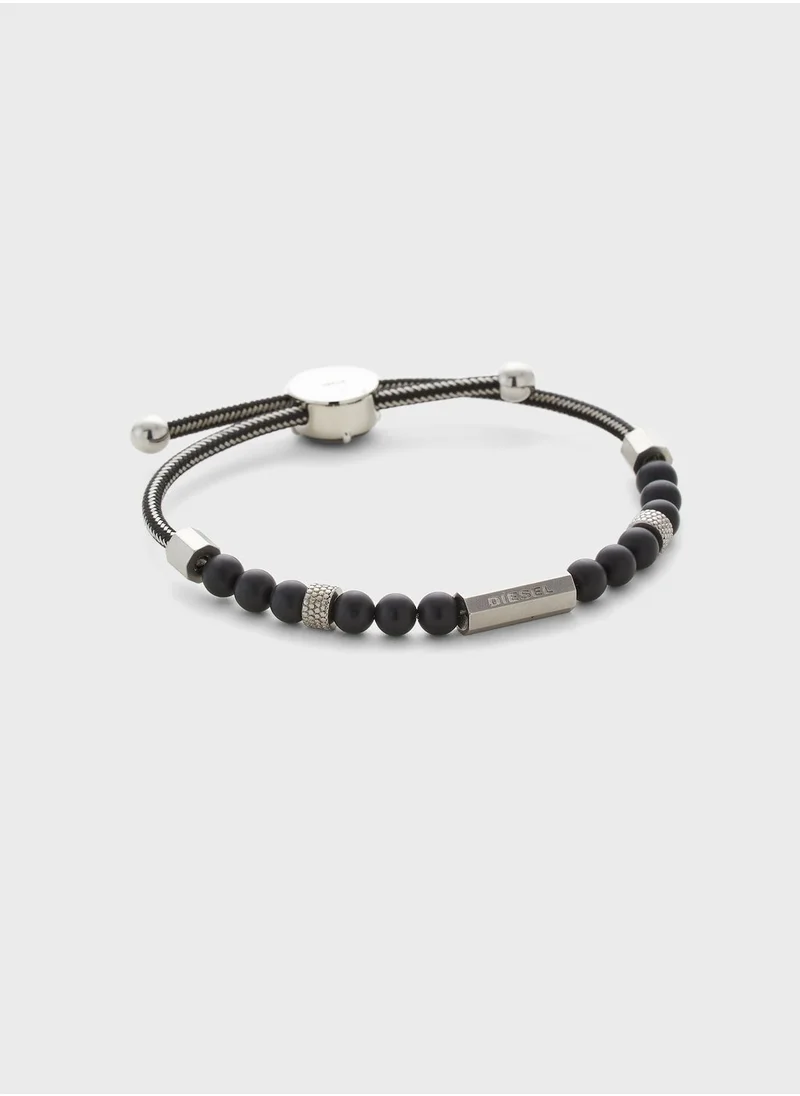 DIESEL Beaded Adjustable Bracelet