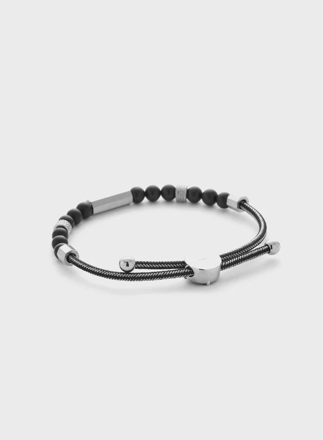 Diesel Beaded Adjustable Bracelet