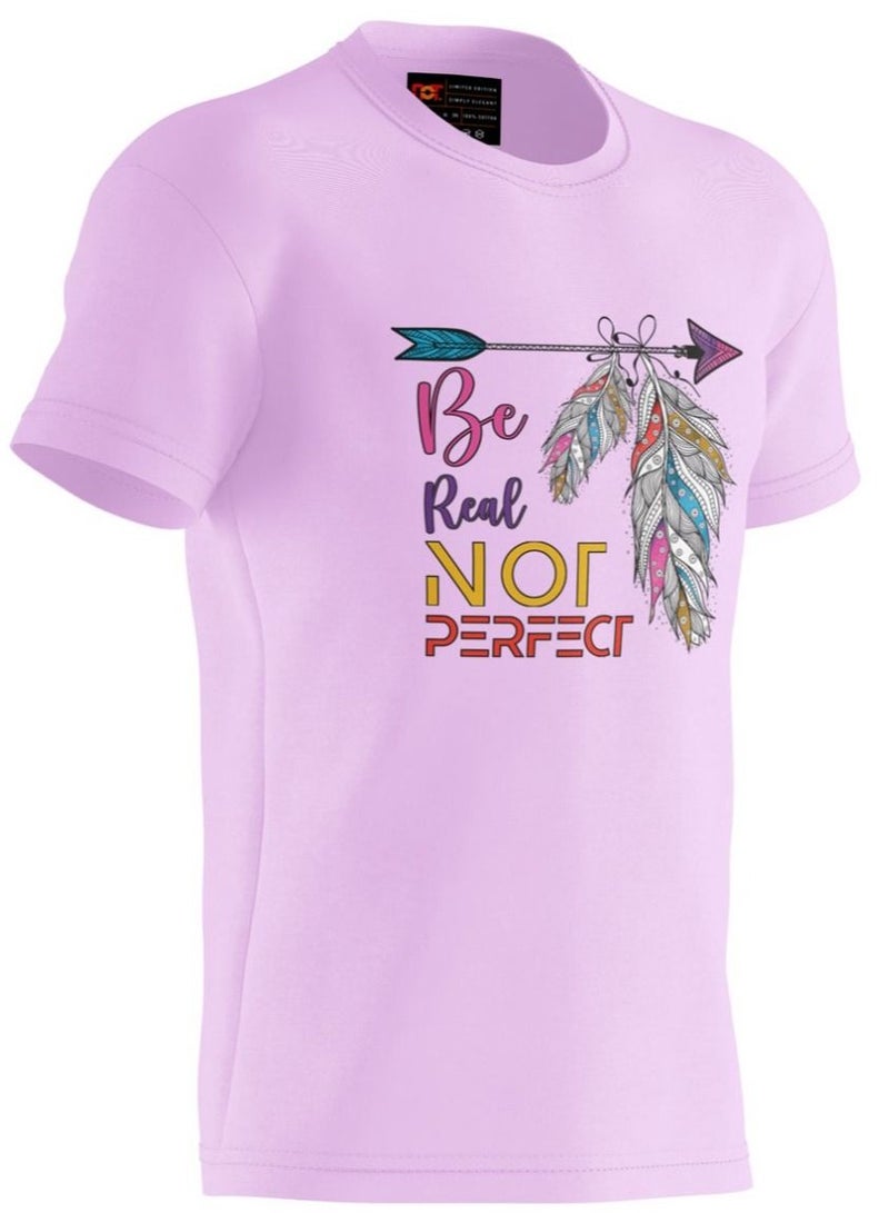 noT.- Women's Perfect-T,Short-Sleeve T-Shirt, Women’s Crew neck T-Shirt, Women’s Short-Sleeve Cotton Tee PINK - Image 2