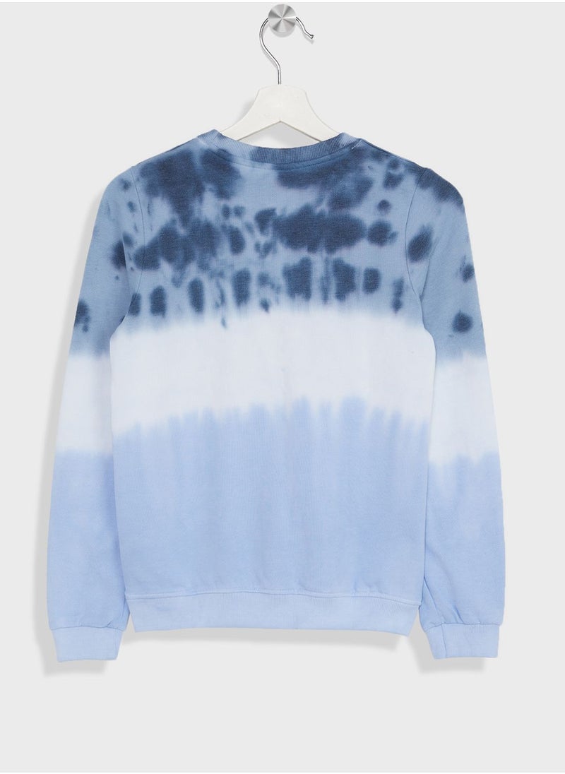 Pinata - Boys Tie Dye Printed Sweatshirt - Image 1