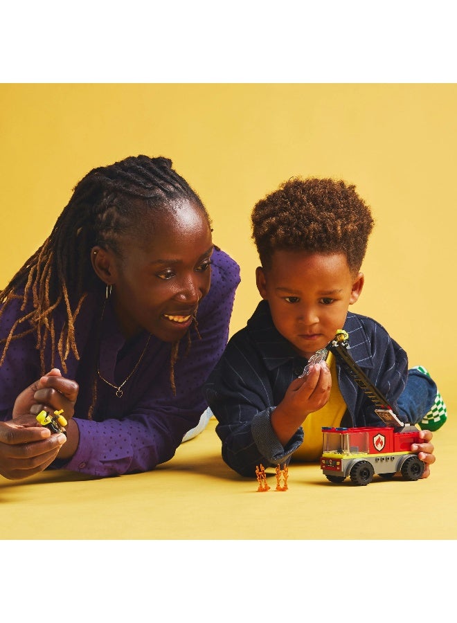 LEGO City Fire Ladder Truck 60463 Building Set (82 Pieces) - Image 3