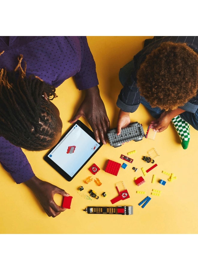 LEGO City Fire Ladder Truck 60463 Building Set (82 Pieces) - Image 4