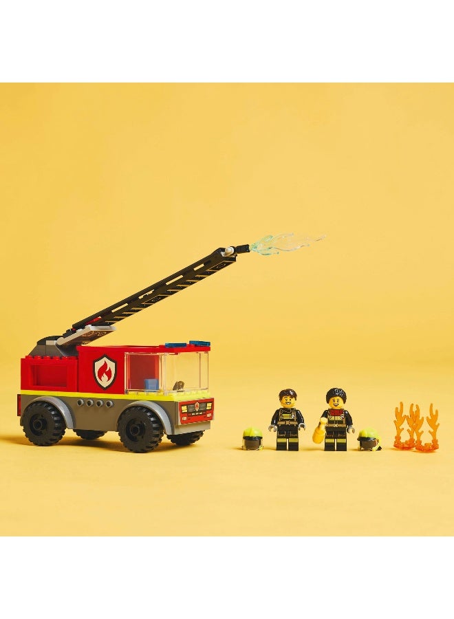 LEGO City Fire Ladder Truck 60463 Building Set (82 Pieces) - Image 5