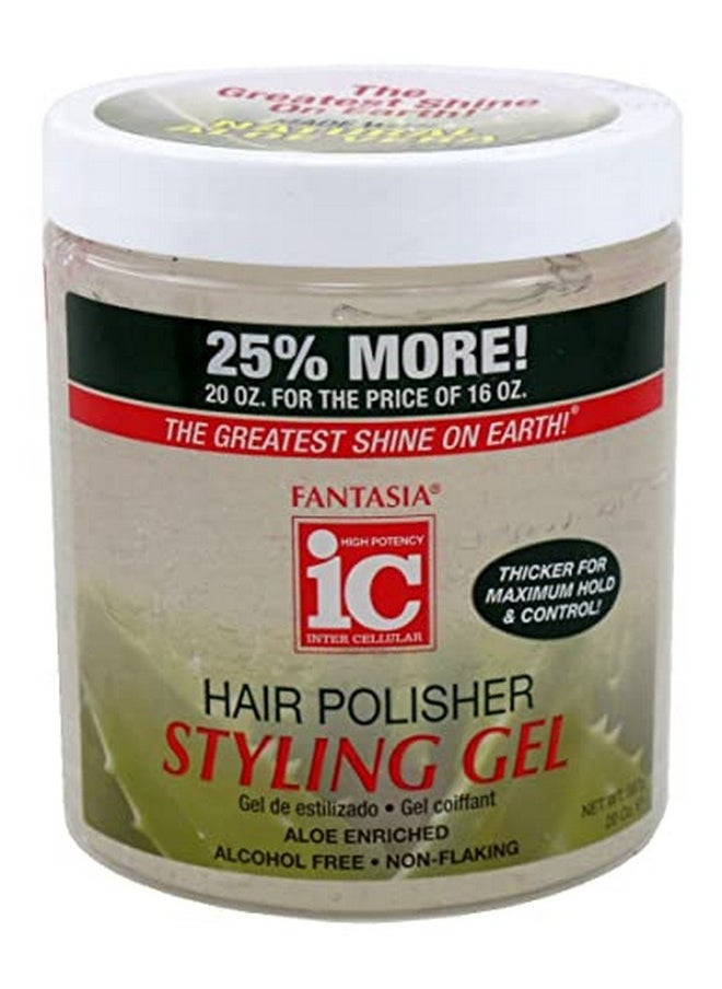 Fantasia Fantasia Hair Polish Styling Gel With Sparkle Lites Regular By Fantasia 16 Ounce  - Image 1