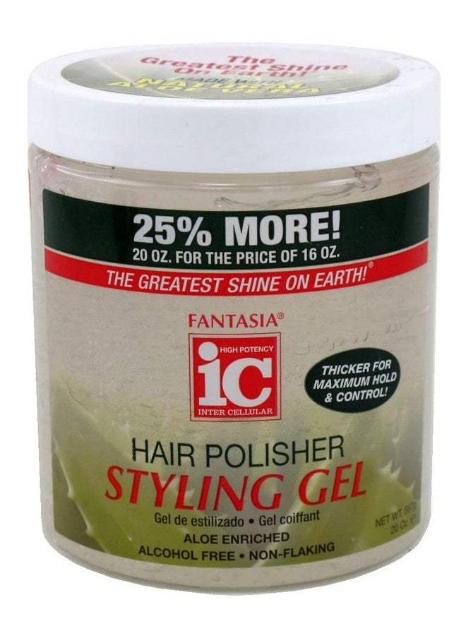 Fantasia Fantasia Hair Polish Styling Gel With Sparkle Lites Regular By Fantasia 16 Ounce  - Image 4
