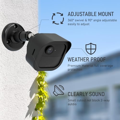 ULIOLI Blink Outdoor Camera Mount 5Pack - Protective Housing and 360 Degree Adjustable Mount with Blink Sync Module Outlet Mount for Blink Outdoor 4th Gen Surveillance Camera - Image 3