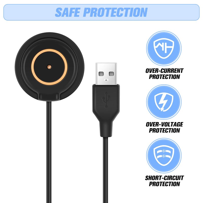 Gltire 2 Pack Upgraded MCC 3 Magnetic Charging Cable Fast Charge with Smart LED Indicator Compatible with Olight Baton 3/3 Pro/4 Odin Seeker 4 Flashlights - Image 3