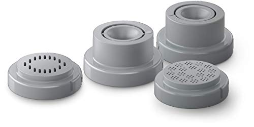 Philips Kitchen Appliances Philips Compact Pasta Maker 4-in-1 Accessory Shape Kit, Pappardelle, Tagliatelle, Angel Hair and Lasagna, Easy Clean, Homemade Pasta, Gray (HR2484/00) - Image 1