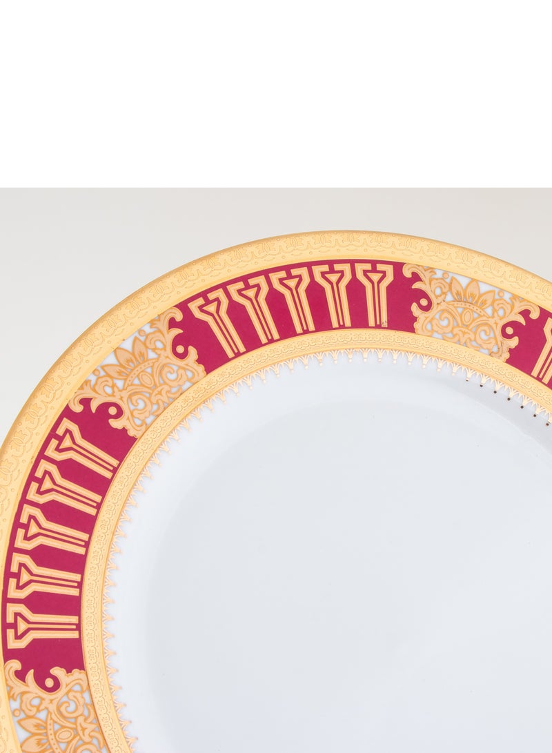 هيك طقم سفرة بورسلين ياماسين ياباني مطلي بالذهب 95 قطعة - Image 2