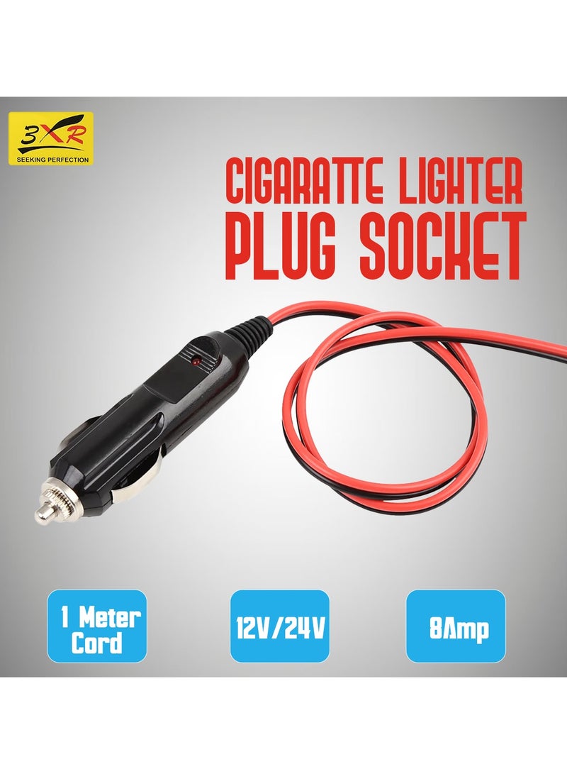 3XR High Capacity 120W Car  Plug Socket 1M Cord 8Amp With LED Indicator - Image 2