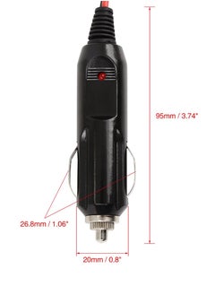3XR High Capacity 120W Car  Plug Socket 1M Cord 8Amp With LED Indicator  - Image 5