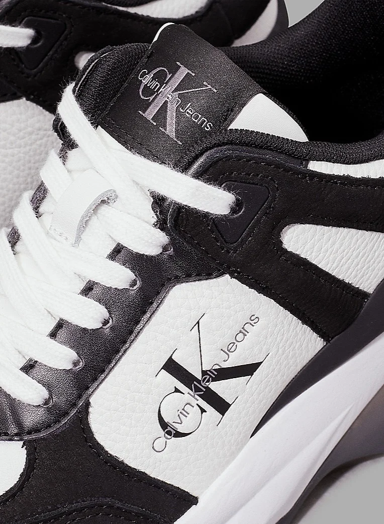 Calvin Klein Jeans Lace Up Low Top Sneakers