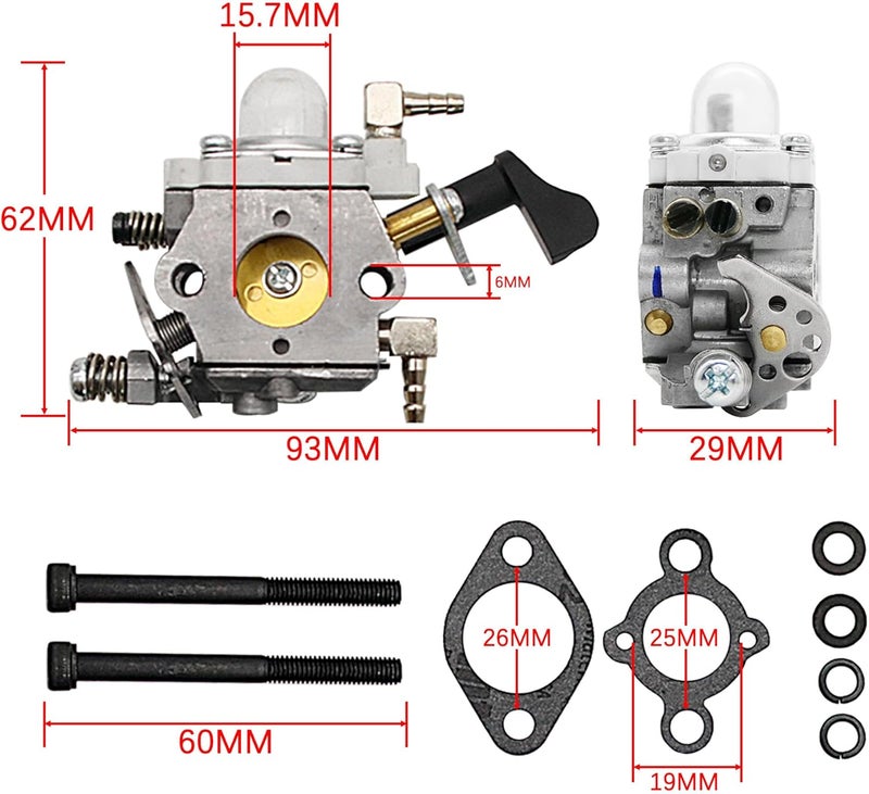 FLMLF High Performance Carburetor Replace for Walbro WT 668 Carb for HPI Baja 5B FG ROVNA KM RCMK Losi 5ive-T Zenoah CY Engine - Image 2