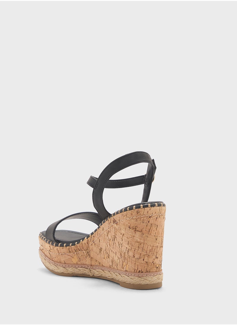 STEVE MADDEN Summeer Ankle Strap High Heel Wedge Sandals  - Image 3