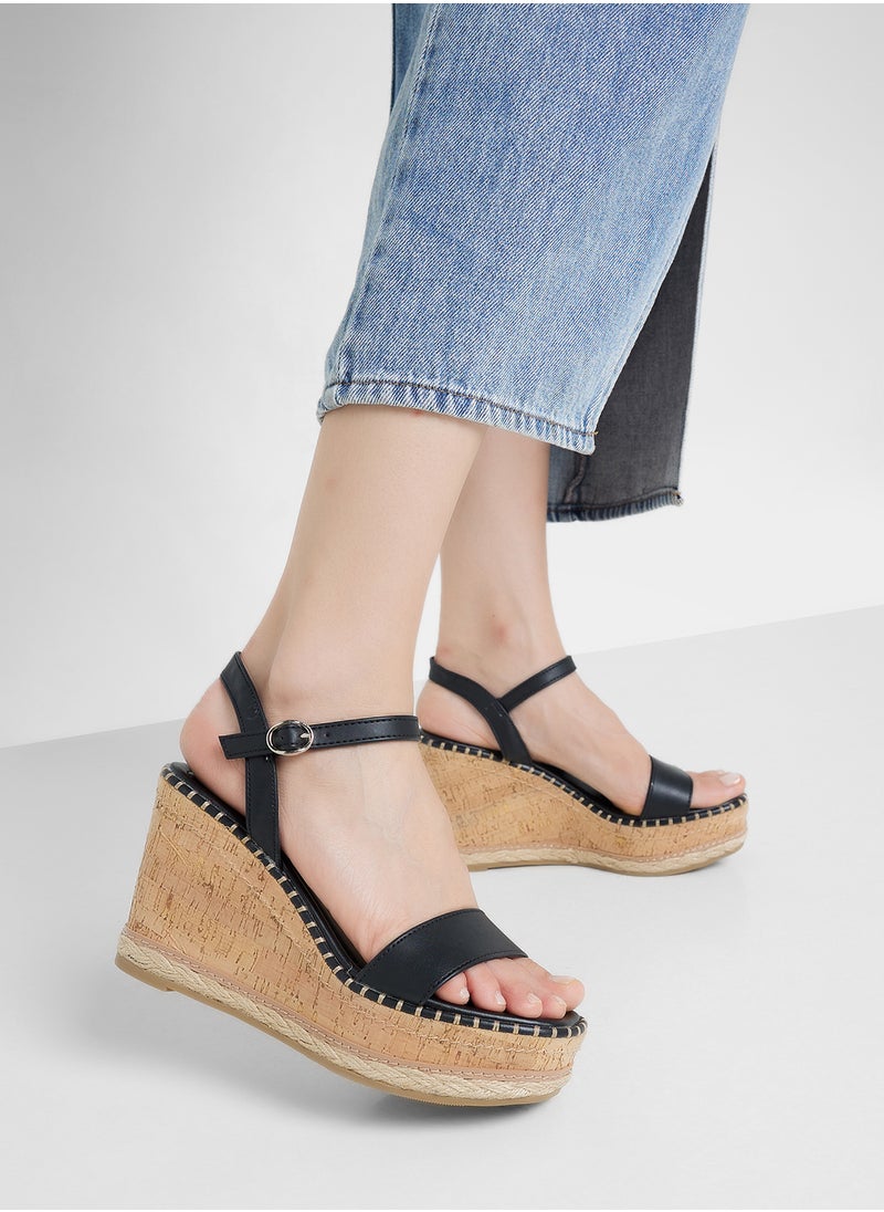 STEVE MADDEN Summeer Ankle Strap High Heel Wedge Sandals  - Image 5