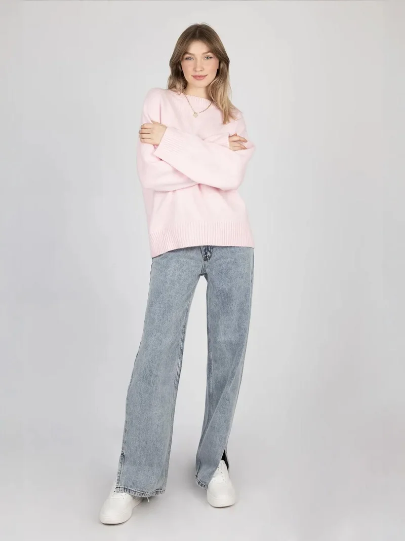 HICCUP  Crew Neck Cozy Sweater for Women | Best Price UAE