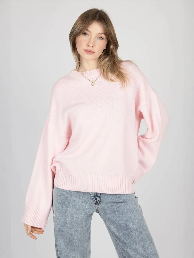 HICCUP  Crew Neck Cozy Sweater for Women | Best Price UAE