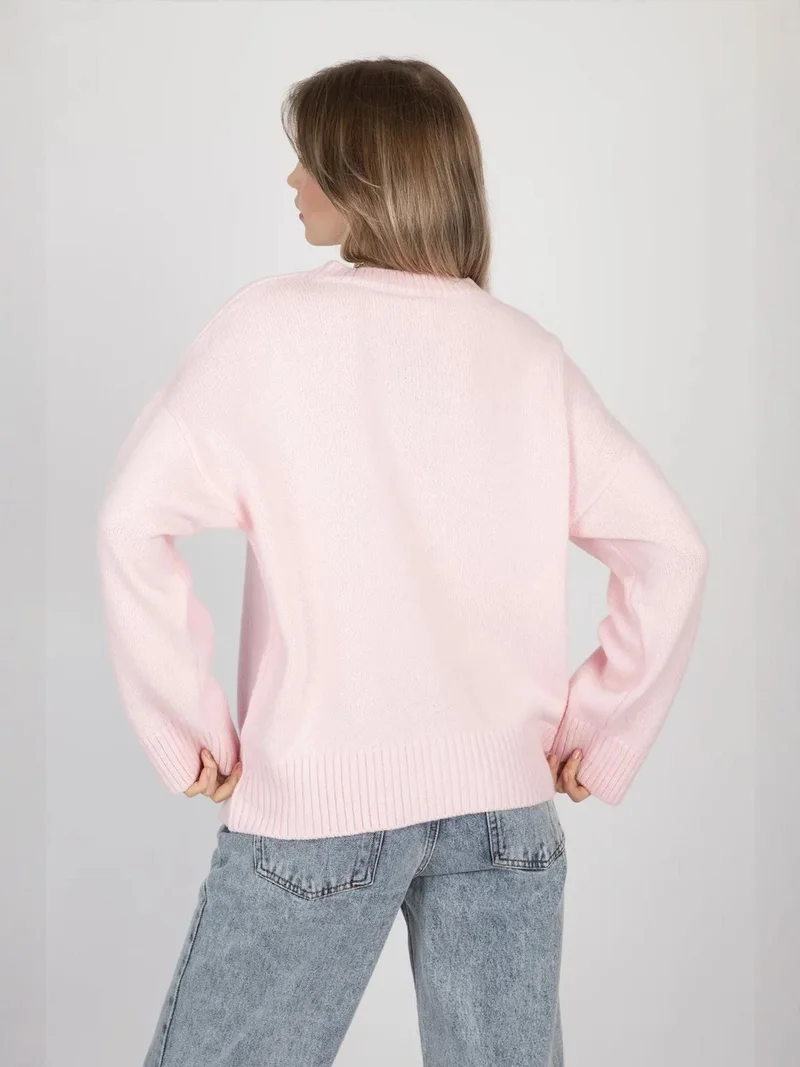 HICCUP  Crew Neck Cozy Sweater for Women | Best Price UAE