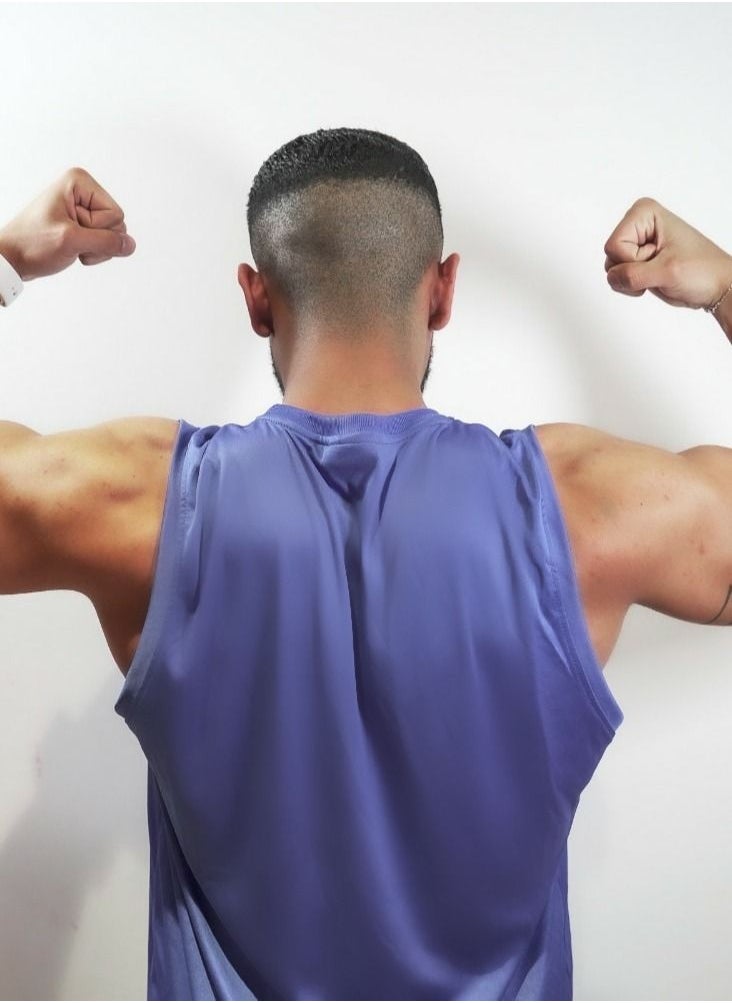 EAGLEFLEX Dri-Fit Tank Top Blue  - Image 3