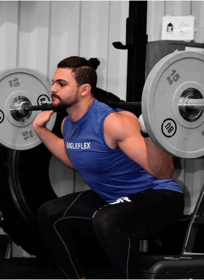 EAGLEFLEX Dri-Fit Tank Top Blue  - Image 4