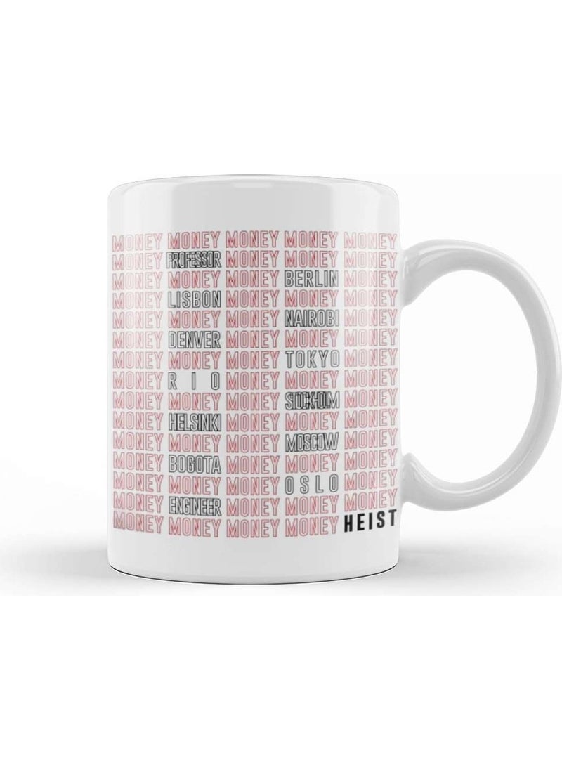 Baskı Dükkanı - Print Shop Money Heist Names Mug Porcelain - Image 1